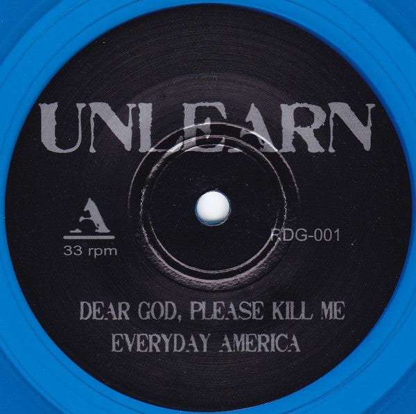 Unlearn (3) - Unlearn (TRANSPARENT BLUE VINYL 7") | Mint (M) Mint (M)-Music History