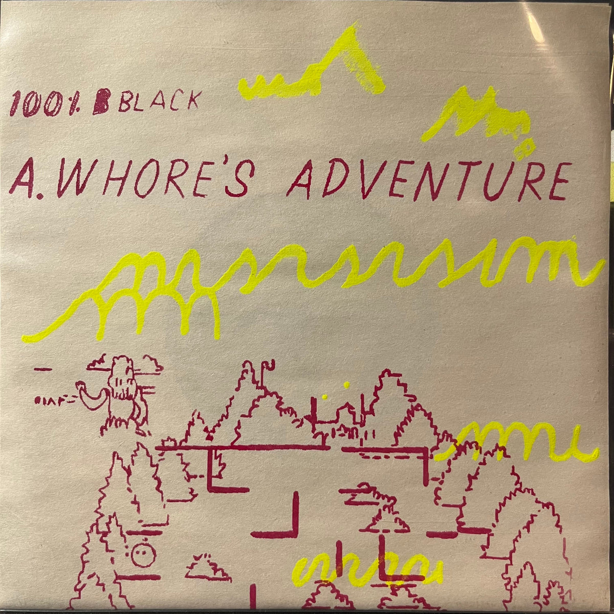 100% Black - Whore's Adventure (7" VINYL) |-Music History