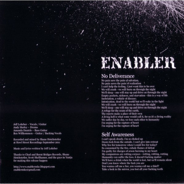 Enabler / Yautja (VINYL 7") | Mint (M) Mint (M)-Music History