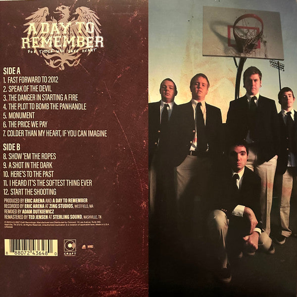 A Day To Remember - For Those Who Have Heart (VINYL) | Mint (M) Mint (M)-Music History