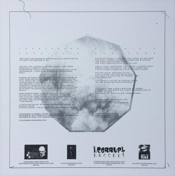 Amber (20) - Amber / Locktender Split (VINYL 7") | Mint (M) Mint (M)-Music History