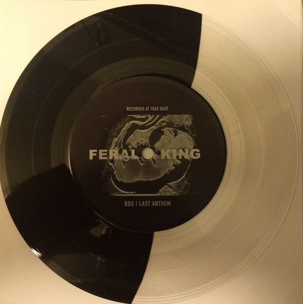 Feral King (HALF CLEAR / HALF BLACK VINYL 7") | Mint (M) Mint (M)-Music History