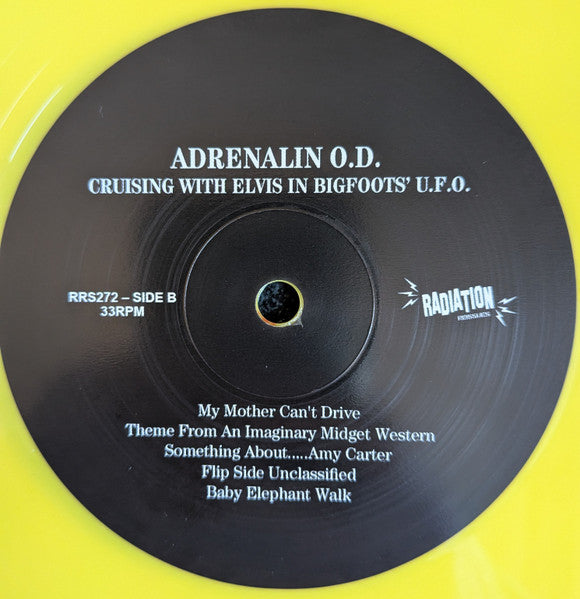 Adrenalin O.D. - Cruising with Elvis in Bigfoots’ U.F.O. (VINYL) | Mint (M) Mint (M)-Music History