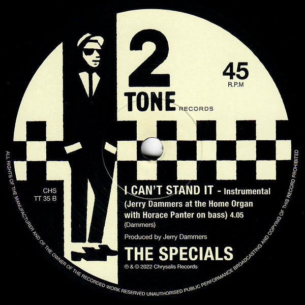 The Specials - Friday Night, Saturday Morning / I Can't Stand It (Work In Progress Versions) (VINYL 10" RSD) |-Music History