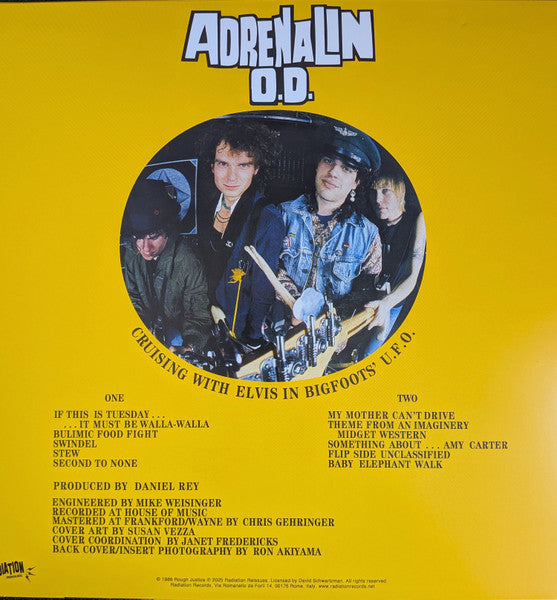 Adrenalin O.D. - Cruising with Elvis in Bigfoots’ U.F.O. (VINYL) | Mint (M) Mint (M)-Music History