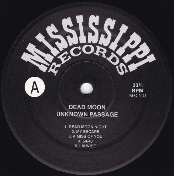 Dead Moon - Unknown Passage (VINYL) | Mint (M) Mint (M)-Music History