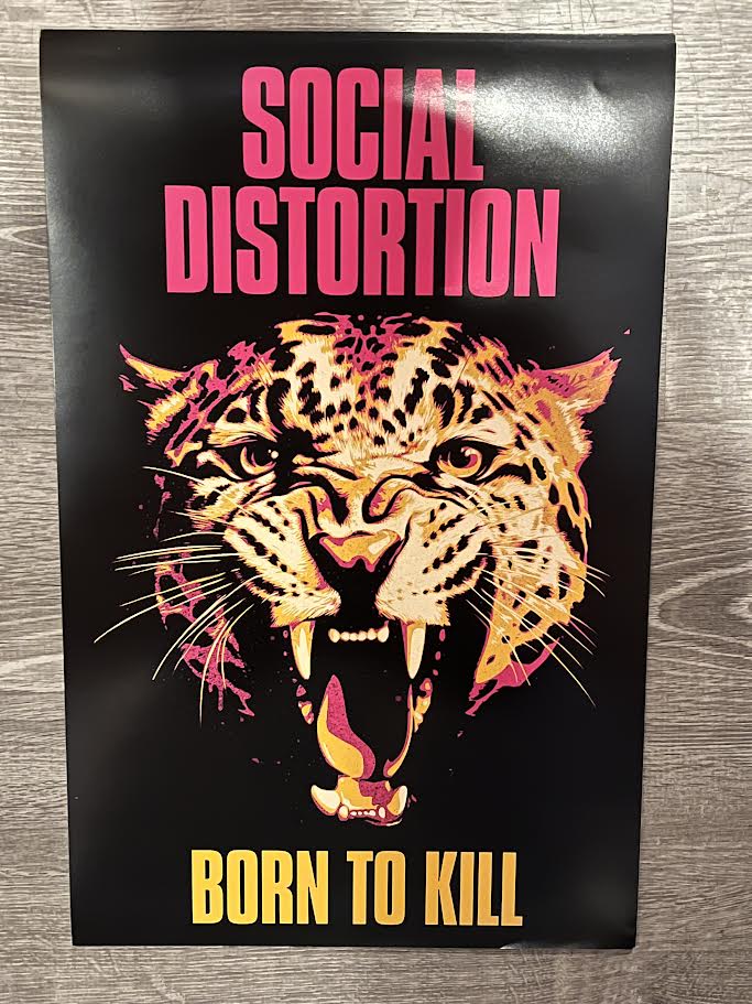 Social Distortion - BORN TO KILL (11x17" POSTER *OFFICIAL*) | Mint (M)-Music History