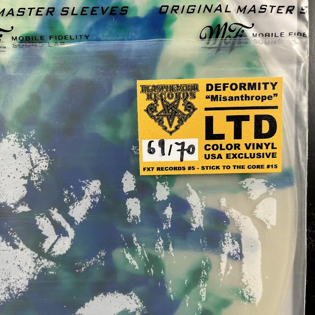 Deformity - Misanthrope (VINYL) | Mint (M) Mint (M)-Music History