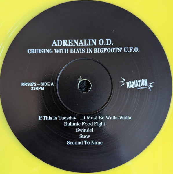 Adrenalin O.D. - Cruising with Elvis in Bigfoots’ U.F.O. (VINYL) | Mint (M) Mint (M)-Music History