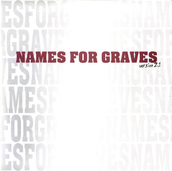 Names For Graves - Version 2.1 (VINYL 7") | Mint (M) Mint (M)-Music History