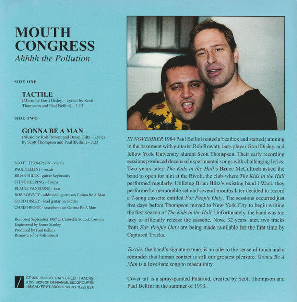 Mouth Congress - Ahhhh. The Pollution (7" VINYL) | Mint (M) Mint (M)-Music History