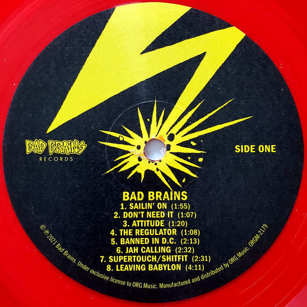 Bad Brains (RED VINYL) |-Music History