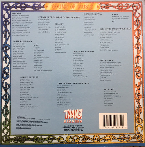 Sound Of Music (COLOR VINYL) |-Music History