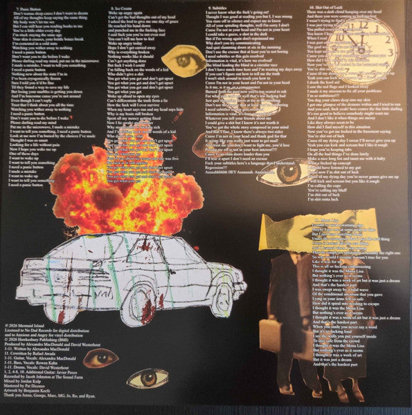 Mermaid Island - Mermaid Island (COLOR VINYL LP Anxious And Angry AA 054) | NEW-Music History