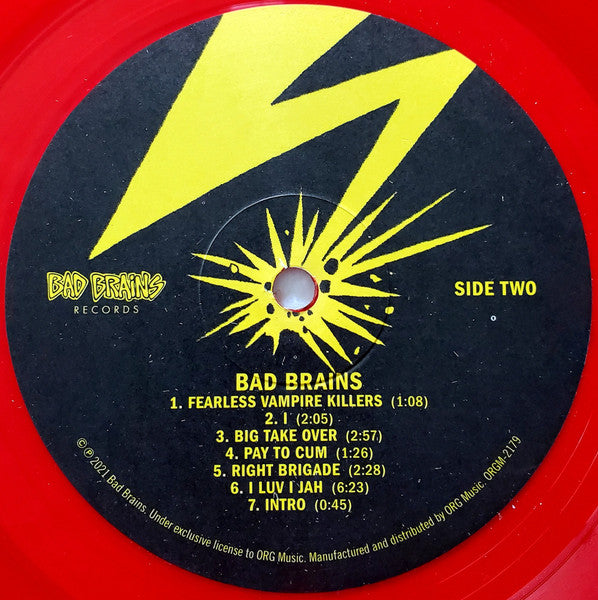 Bad Brains (RED VINYL) |-Music History
