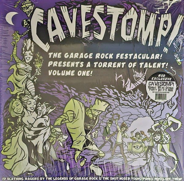 Various - Cavestomp! The Garage Rock Festacular! Presents A Torrent Of Talent! Volume One! | Mint (M) Mint (M)-Music History