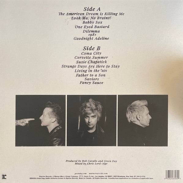 Saviors (VINYL) | Mint (M) Mint (M)-Music History
