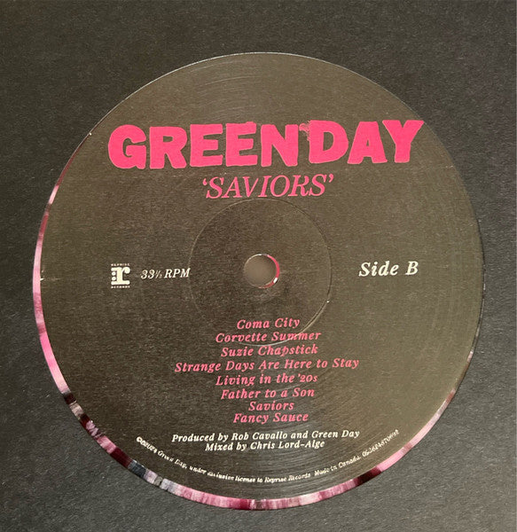 Saviors (VINYL) | Mint (M) Mint (M)-Music History