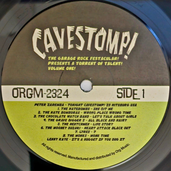 Various - Cavestomp! The Garage Rock Festacular! Presents A Torrent Of Talent! Volume One! | Mint (M) Mint (M)-Music History