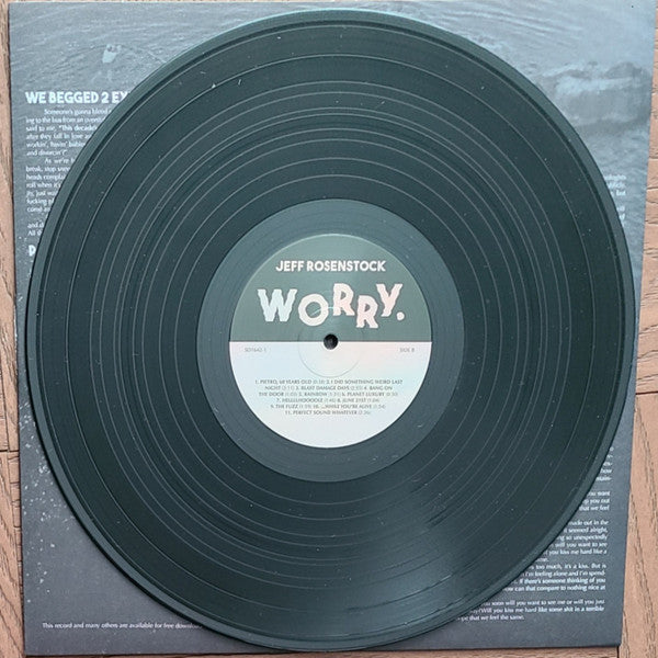 Worry. *DINGED* (VINYL) | Mint (M) Excellent (EX)-Music History