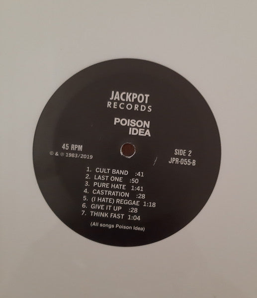 Poison Idea - Pick Your King E.P. (WHITE VINYL) | Mint (M) Mint (M)-Music History