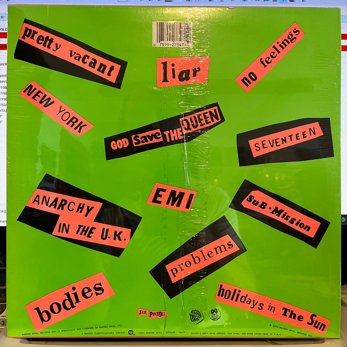 Never Mind The Bollocks Here's The Sex Pistols *SEALED* | Mint (M) Mint (M)-Music History