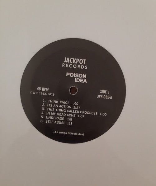 Poison Idea - Pick Your King E.P. (WHITE VINYL) | Mint (M) Mint (M)-Music History
