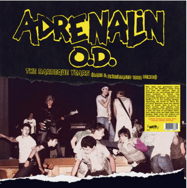 Adrenalin O.D. - The Barbeque Years (Rare & Unreleased 1982 Demos) (VINYL) | Mint (M) Mint (M)-Music History