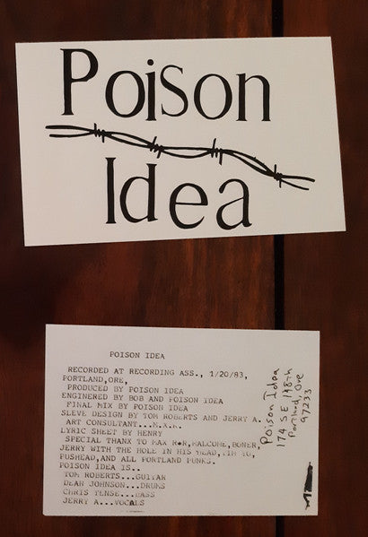 Poison Idea - Pick Your King E.P. (WHITE VINYL) | Mint (M) Mint (M)-Music History