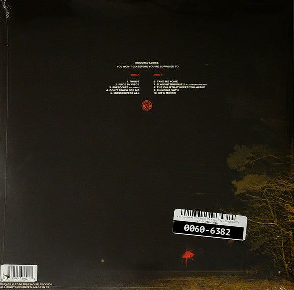 Knocked Loose - You Won't Go Before You're Supposed To (VINYL) | Mint (M) Mint (M)-Music History