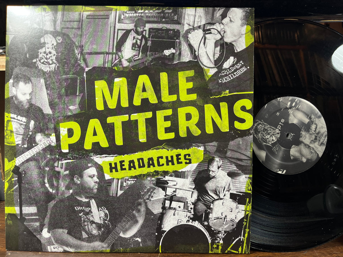 Male Patterns - Headaches (VINYL) | Near Mint (NM or M-)-Music History