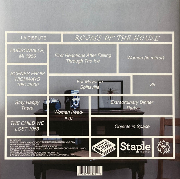 La Dispute - Rooms Of The House | Near Mint (NM) Near Mint (NM)-Music History