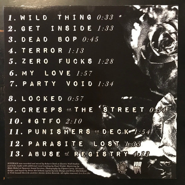 Fucked & Bound - Suffrage (BLUE MARBLED VINYL) | Near Mint (NM or M-) Mint (M)-Music History
