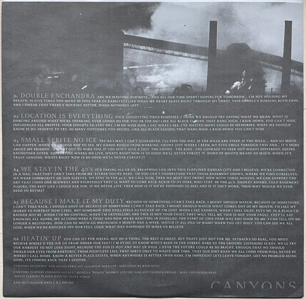 Canyons (3) - Canyons / Creeper (VINYL) | Near Mint (NM or M-)-Music History