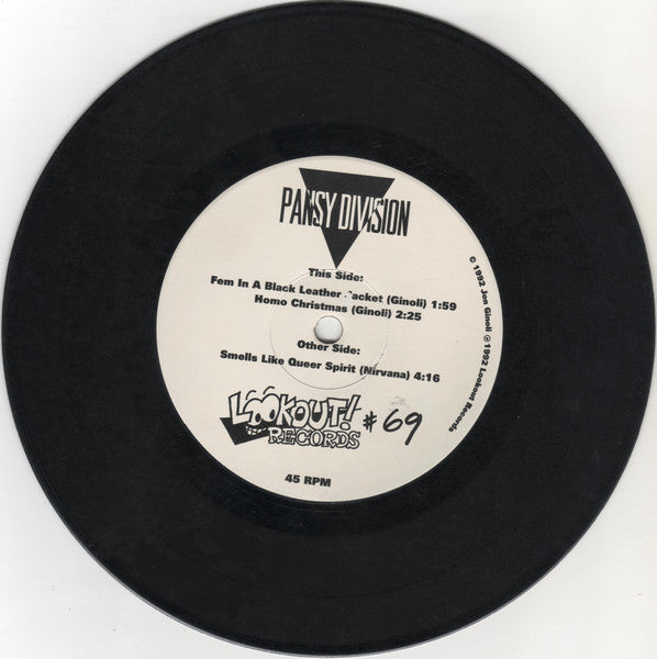 Pansy Division - Fem In A Black Leather Jacket (7" VINYL) |-Music History