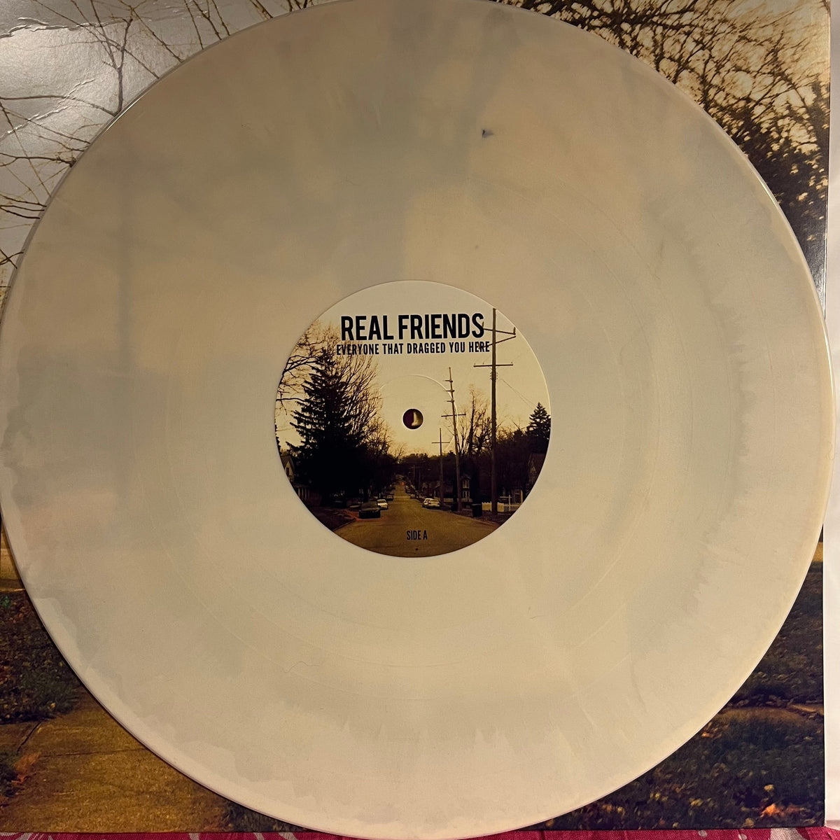 Real Friends - Everyone That Dragged You Here *WHITE* | Near Mint (NM) Near Mint (NM)-Music History