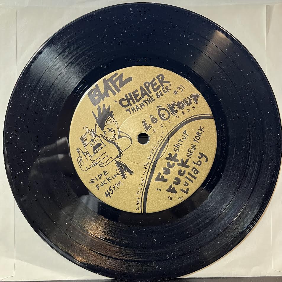 Blatz - Cheaper Than The Beer (7" VINYL) | Near Mint (NM) Generic-Music History
