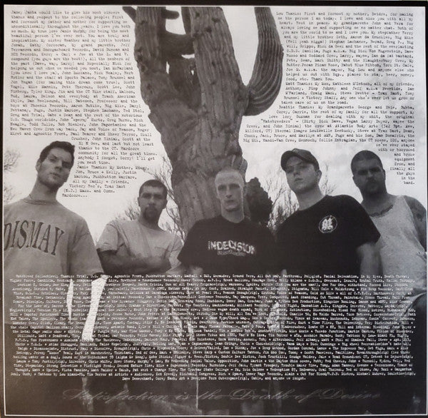 Hatebreed - Satisfaction Is The Death Of Desire (VINYL) | Near Mint (NM) Near Mint (NM)-Music History