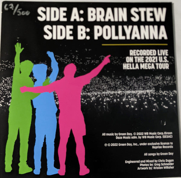 Green Day - Live From Hella Mega (7") | Near Mint (NM) Near Mint (NM)-Music History