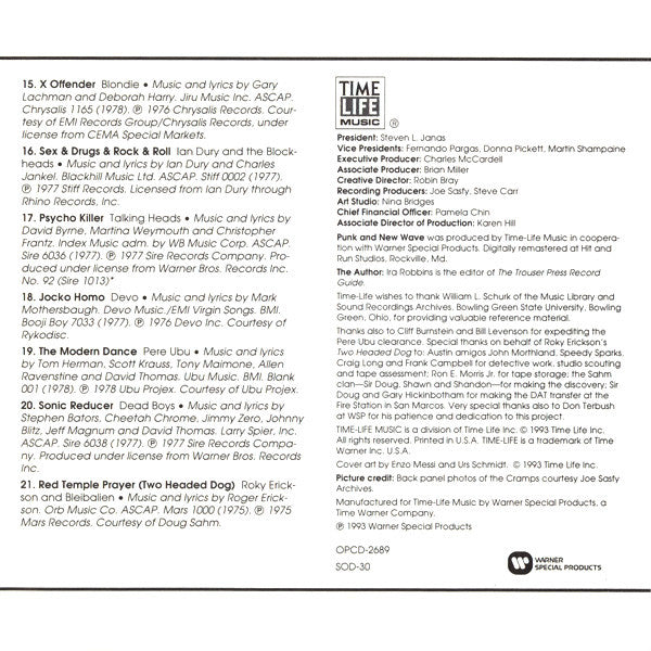 Sounds Of The Seventies - Punk And New Wave (CD) | Near Mint (NM) Near Mint (NM)-Music History