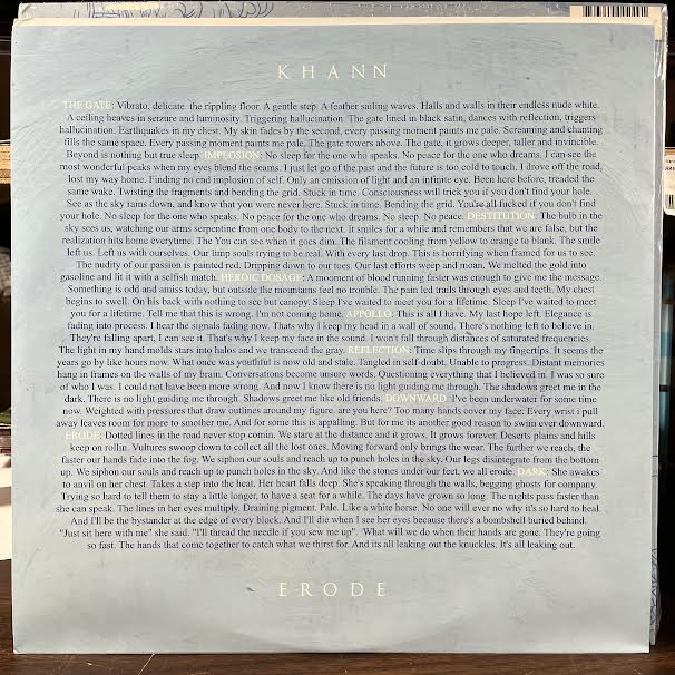 Khann - Erode (RED VINYL) | Near Mint (NM or M-) Mint (M)-Music History