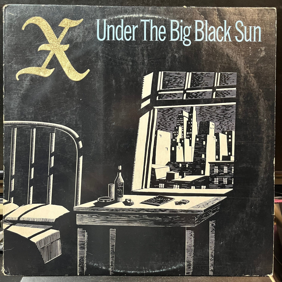 X - Under The Big Black Sun (VINYL LP ELEKTRA 60150 1982) | Very Good Plus (VG+) Very Good Plus (VG+)-Music History