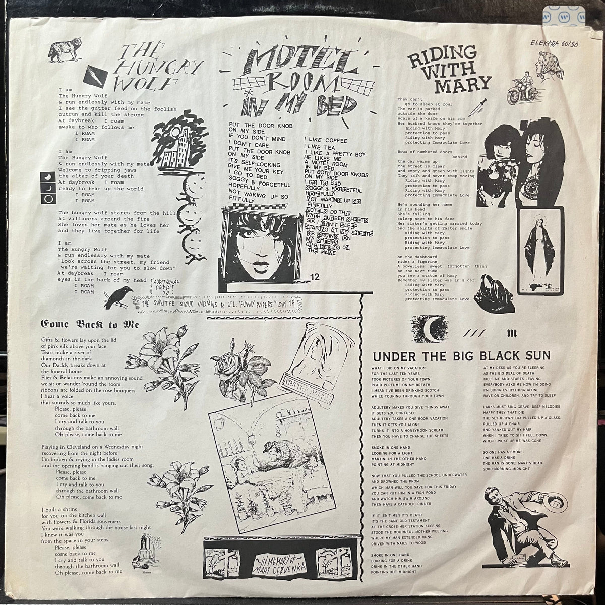 X - Under The Big Black Sun (VINYL LP ELEKTRA 60150 1982) | Very Good Plus (VG+) Very Good Plus (VG+)-Music History