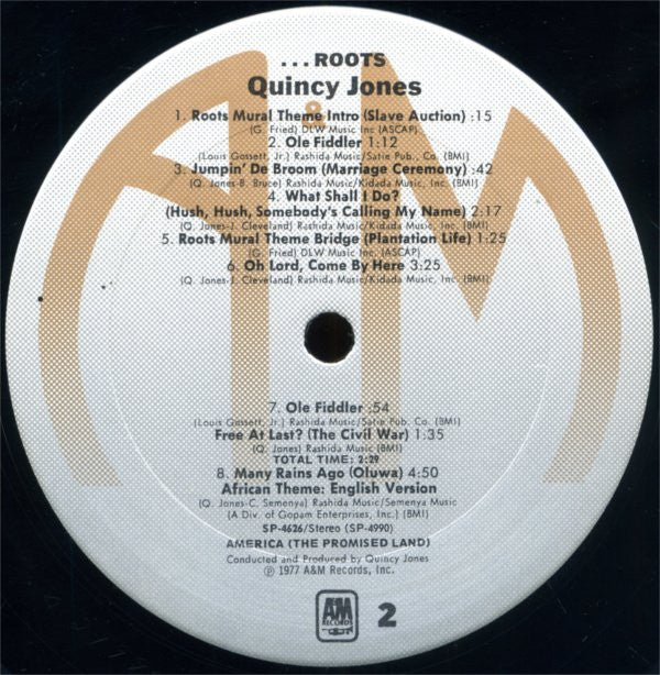 Roots (The Saga Of An American Family) | Near Mint (NM) Near Mint (NM)-Music History