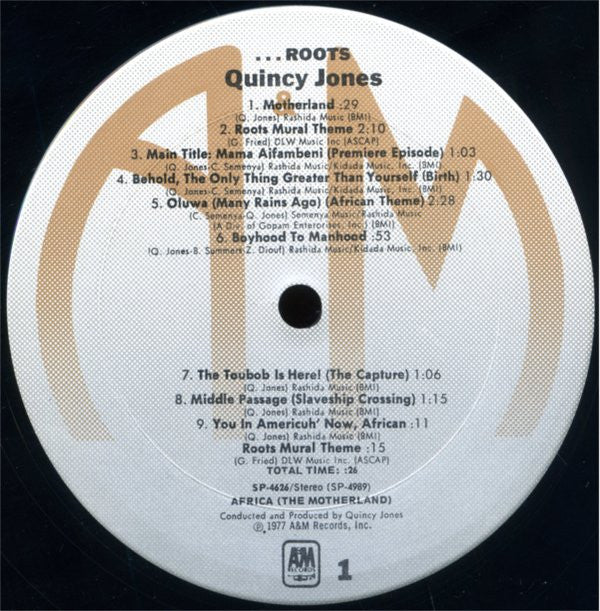 Roots (The Saga Of An American Family) | Near Mint (NM) Near Mint (NM)-Music History