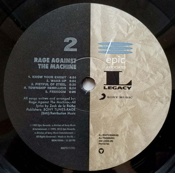 Rage Against The Machine - Rage Against The Machine (Vinyl) | Mint (M) Mint (M)-Music History