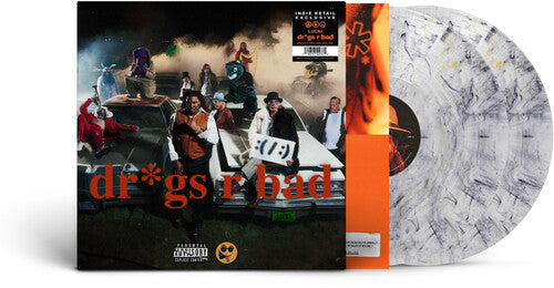 Lucki - Dr*Gs R Bad (IEX WIDESPINE CLEAR WHITE NOISE 2xVINYL) | Mint (M) Mint (M)-Music History