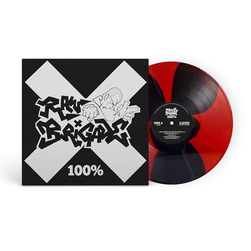 Raw Brigade - 100% [Black & Red Vinyl] |-Music History