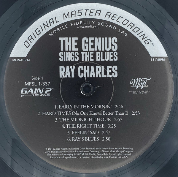 Ray Charles - The Genius Sings The Blues | Mint (M) Mint (M)-Music History