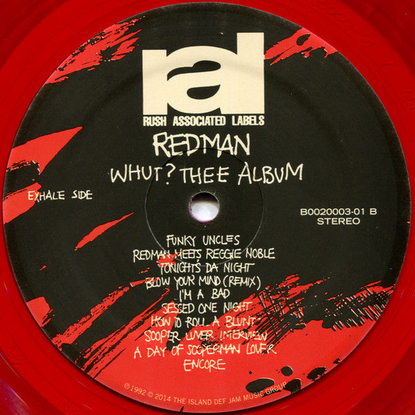 Redman - Whut? Thee Album *RED* | Near Mint (NM) Near Mint (NM)-Music History